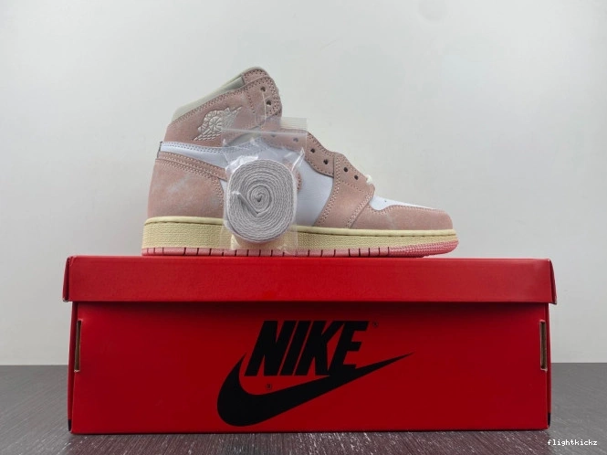 FD2596-600 OG Jordan Pink Washed 1 Air Retro High (Women's) 0808